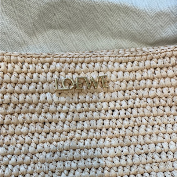 Loewe puzzle raffia Bag - Picture 2 of 11
